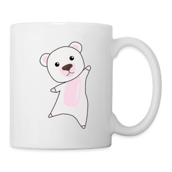 Ours polaire mignon cadeau ours en peluche pour les enfants - Mug blanc - blanc - Droite