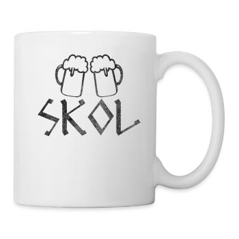 Skol Beer Mug Toast Nordic Viking - Mug - white - Right