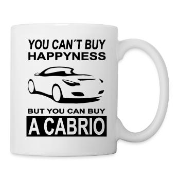 Cadeau de voiture de sport de conducteur convertible de conduite convertible - Mug blanc - blanc - Droite