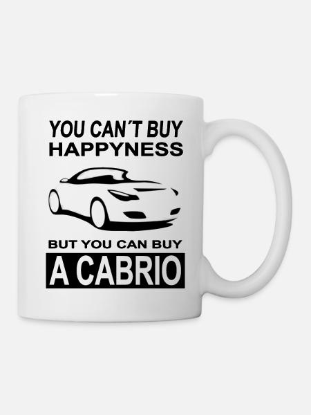 Convertible Driving Convertible Driver Sports Car Gift - Mug - white