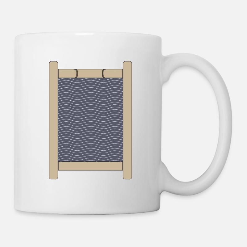 Waschbrettbauch 1 - Tasse - Weiß