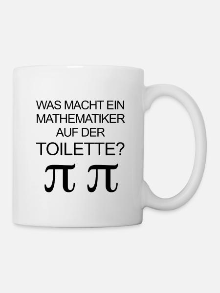 Lehrer Shirt - Mathematiker - Geschenk - Witz - Tasse - Weiß