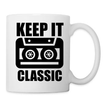 Keep it classic Music - Mug blanc - blanc - Droite