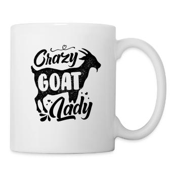 Crazy Goat Lady - Tasse - Weiß - Rechts