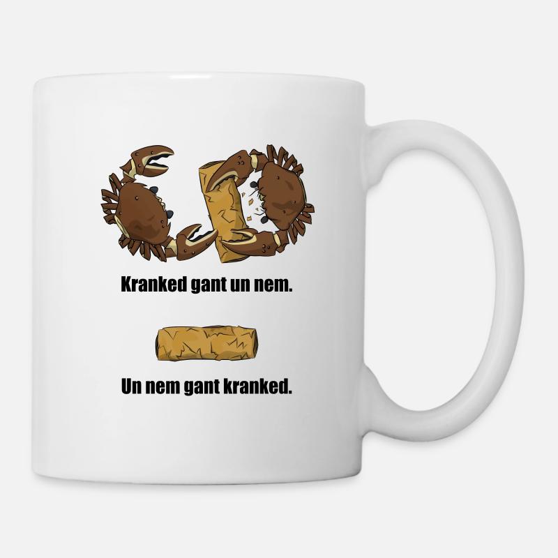 Kranked glove a nose ... - Dark / black background - Mug - white