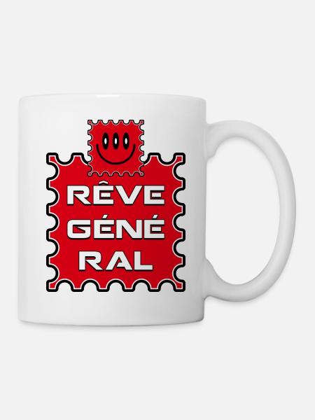 rêve général - Mug blanc - blanc