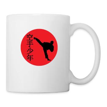 Karaté Kick Arts Martiaux Japonais - Mug blanc - blanc - Droite