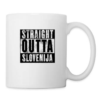 Straight Outta Slovenija | Slovenia Jugo Balkans - Mug - white - Right