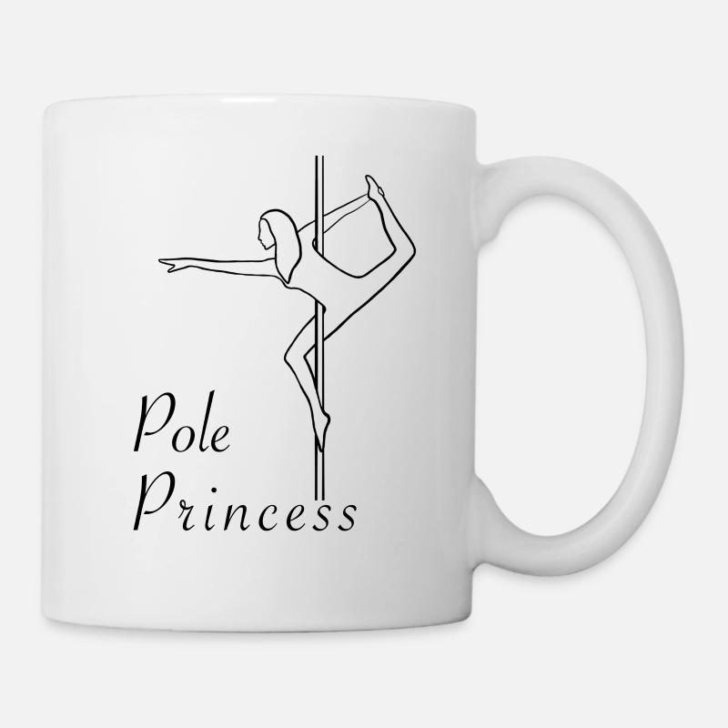 Pole Princess Pole Dance Tanzen Polefitness - Tasse - Weiß