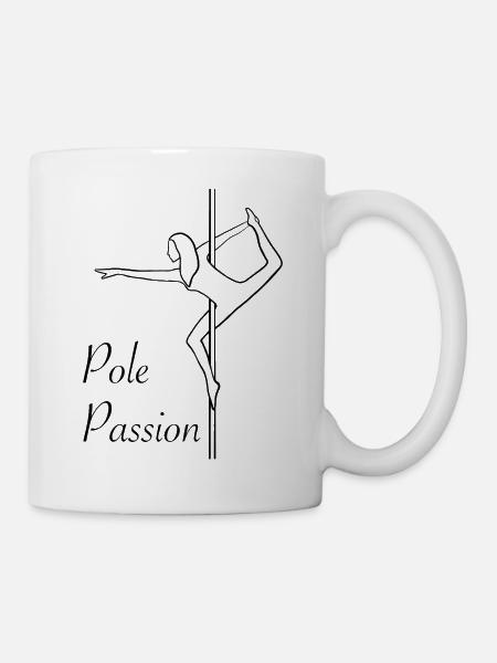 Pole Passion Pole Dance Polefitness Poledancer - Mug - white