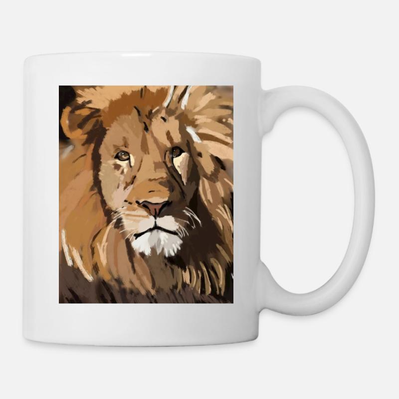 lion - Mug - white