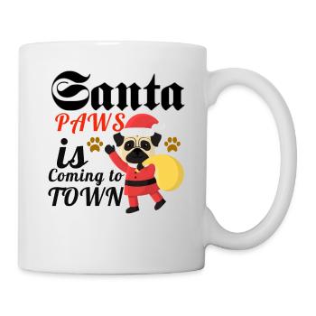 Santa, Santa, Santa, Santa, Christmas Market - Mug - white - Right