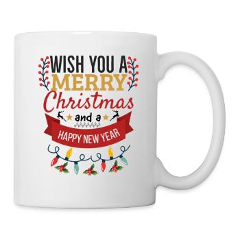 Weihnachten Weihnachten Weihnachten Weihnachten Weihnachten - Tasse - Weiß - Rechts