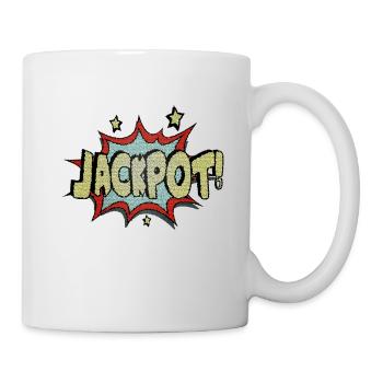 jackpot - Tasse - Weiß - Rechts