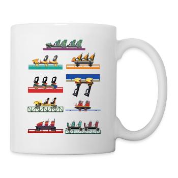 Busch Gardens Tampa Achterbahnwagen - Tasse - Weiß - Rechts