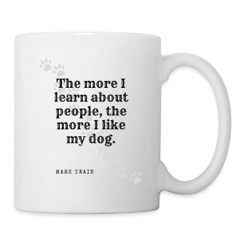 Ich mag meinen Hund. - Tasse - Weiß - Rechts