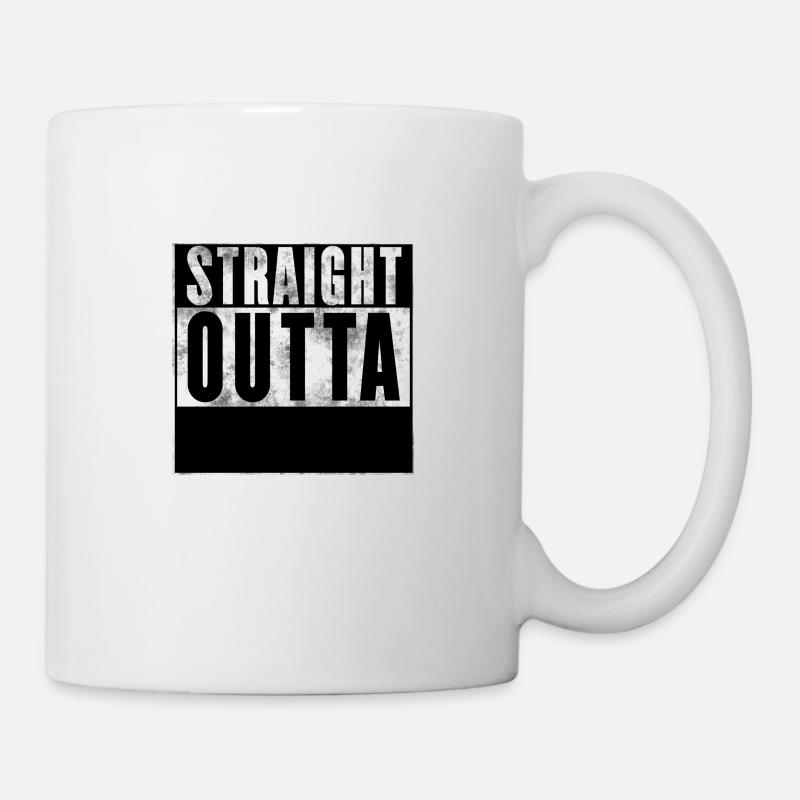 Straight Outta Your Text | Saying gift cool - Mug - white