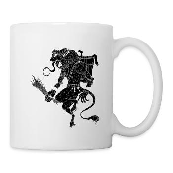 Krampus devil custom Christmas gift idea - Mug - white - Right