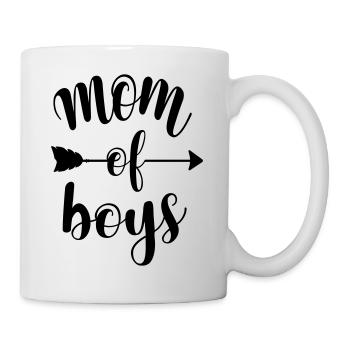 Mom son mother sons best mom of boys mothers day - Mug - white - Right