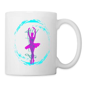 Ballet dancer - Tasse - Weiß - Rechts