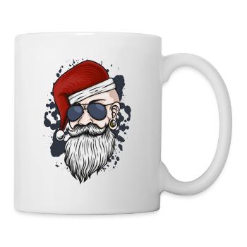 Santa Claus with sunglasses | Cool Santa XMas - Mug - white - Right