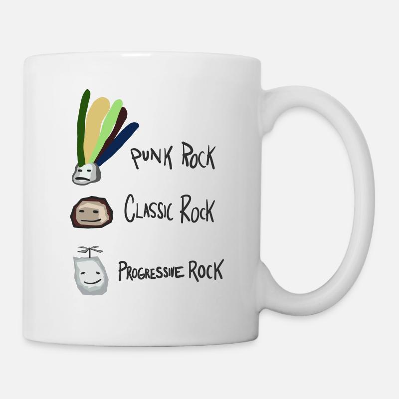 Rock, rock, rock drôle design - Mug blanc - blanc