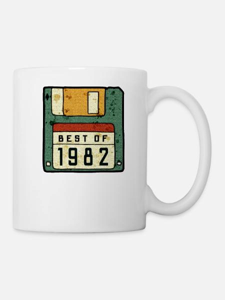 Chemise d'anniversaire Best Of 1982 - Mug blanc - blanc