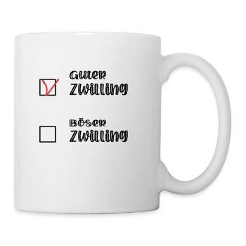 Guter Zwilling - Tasse - Weiß - Rechts