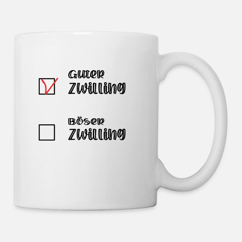 Guter Zwilling - Tasse - Weiß