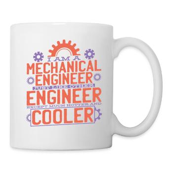 Mechanical engineering mechanical engineer gentlemen - Mug - white - Right