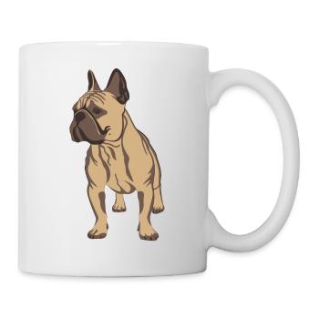 Bulldog français - Mug blanc - blanc - Droite