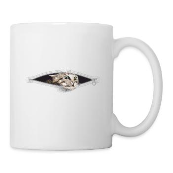 Chat Chats - Mug blanc - blanc - Droite