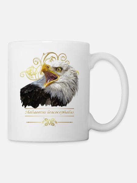 Aigle chauve - Mug blanc - blanc