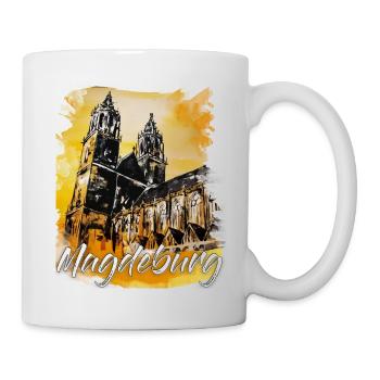 Magdeburg - Tasse - Weiß - Rechts