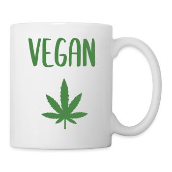 VERT VEGAN - Mug blanc - blanc - Droite