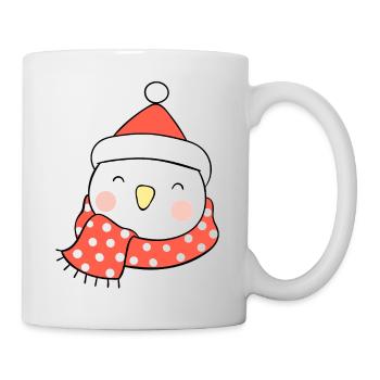 Noël avec PinPin le Pinguin - Mug blanc - blanc - Droite
