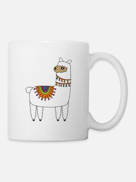 Alpaga - Mug blanc - blanc