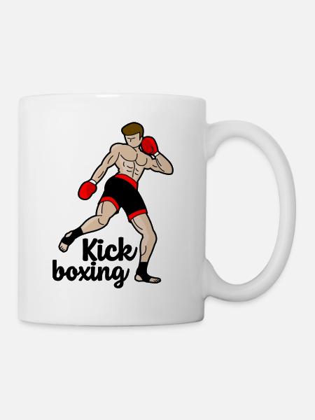 kick boxing - Mug - white