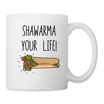 Shawarma arabic food kebab funny gift - Mug - white - Right