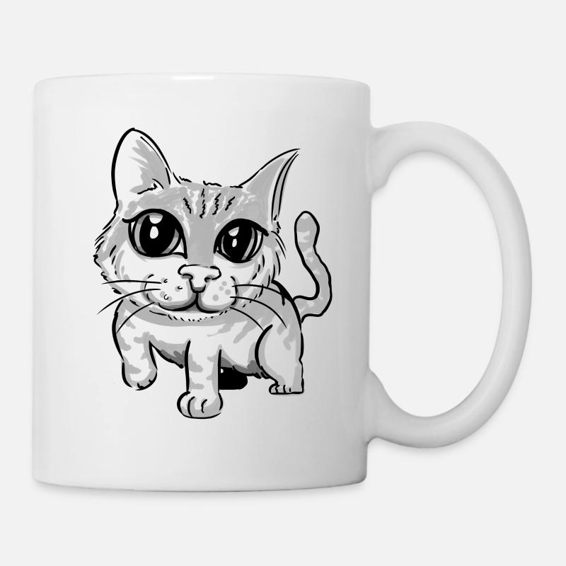 Chaton ultra mignon - Mug blanc - blanc