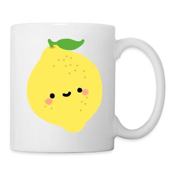 citron - Mug blanc - blanc - Droite