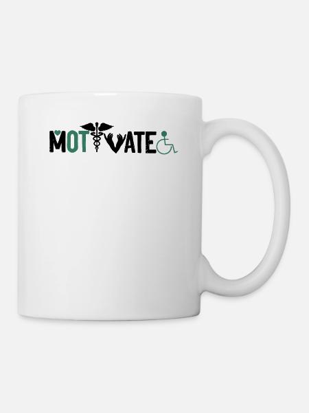 Ergotherapeut Motivate - Tasse - Weiß