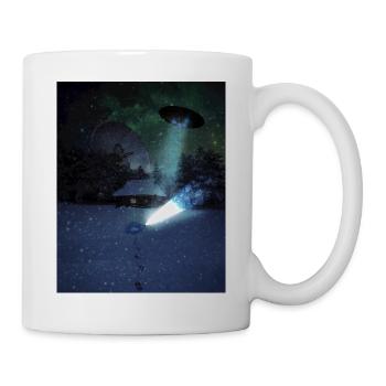 Entführung von Außerirdischen in der Kabine - Tasse - Weiß - Rechts
