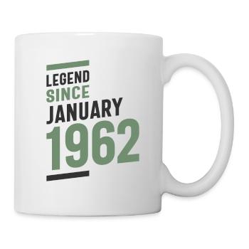 Legends Were Born In January 1962 - Mug - white - Right