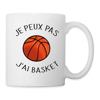 I can't have basketball - Mug - white - Right