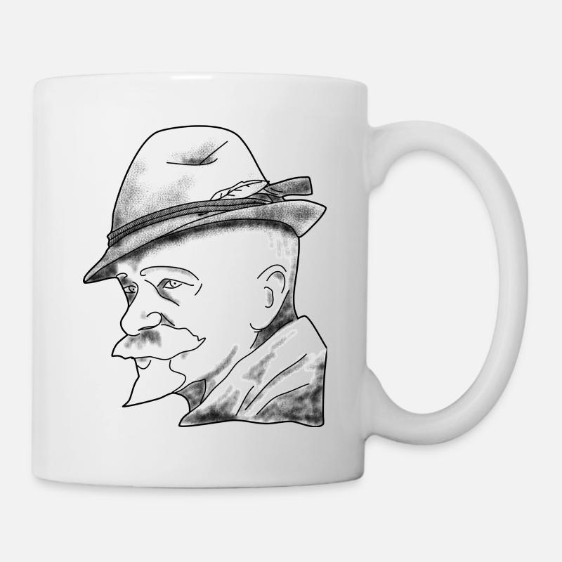 Erzgebirge, dialecte, histoire - Mug blanc - blanc