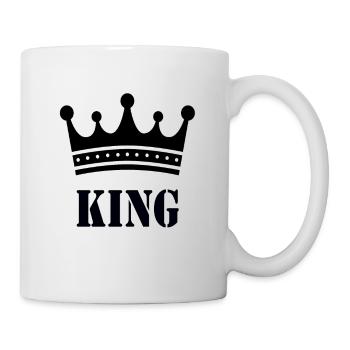 le roi couronné - Mug blanc - blanc - Droite