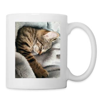 Katze - Tasse - Weiß - Rechts