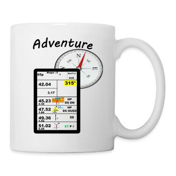 Abenteuer - Tasse - Weiß - Rechts