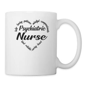 Infirmière psychiatrique - Mug blanc - blanc - Droite